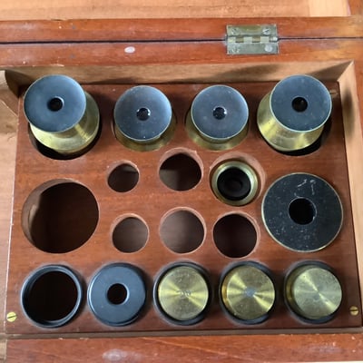 Antique R&J Beck Microscope w/Case - Image 6 of 7