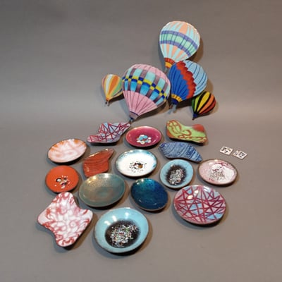 Enamel on Metal Decor - Image 1 of 11