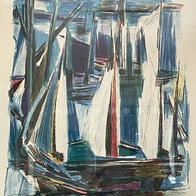 Bruland Framed Lithograph - Image 3 of 8