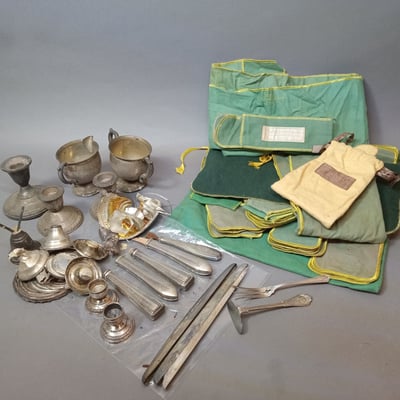 Sterling Silver Scrap & Schreve Felt Bags - Image 1 of 23