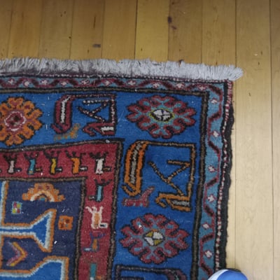 Hand Knotted Persian Mossoul Rug - Image 6 of 8