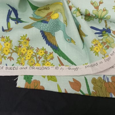 Vintage Coverlets & Fabric - Peacock by Greeff - Image 5 of 8