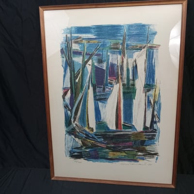 Bruland Framed Lithograph - Image 2 of 8