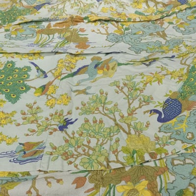 Vintage Coverlets & Fabric - Peacock by Greeff - Image 7 of 8