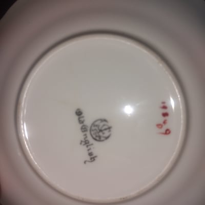 Floral Teacup and Saucer Set - Image 1 of 2