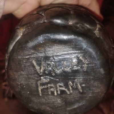 Valley Farm stoneware tumbler with stacked stone pattern - Image 3 of 3