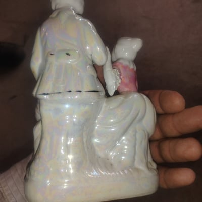 Porcelain figurine of a couple in period dress - Image 2 of 3