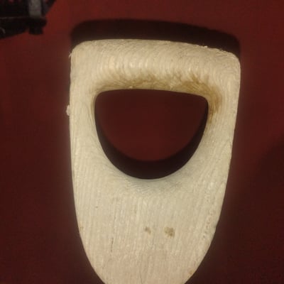 Wooden-handled shovel-like digging tool - Image 1 of 3