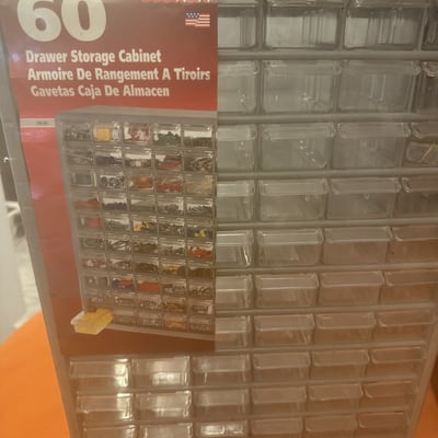 Plastic multi-drawer hardware storage cabinets - Image 3 of 4