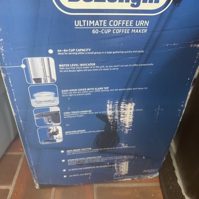 DeLonghi 60-Cup Coffee Urn with Box and Accessories - Image 2 of 5