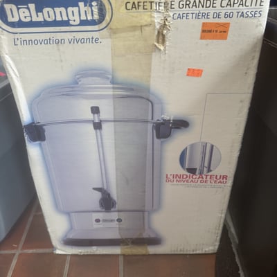 DeLonghi 60-Cup Coffee Urn with Box and Accessories - Image 1 of 5