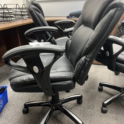 Image #1 for item Black Leather Office Chair 
