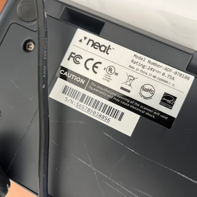 Image #1 for item Neat Document Scanner Model ADF-070108 