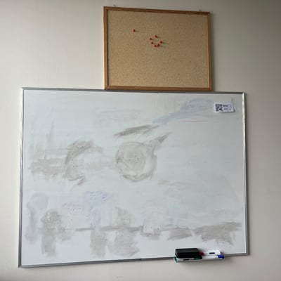 Image #0 for item Whiteboard and Cork Bulletin Board 
