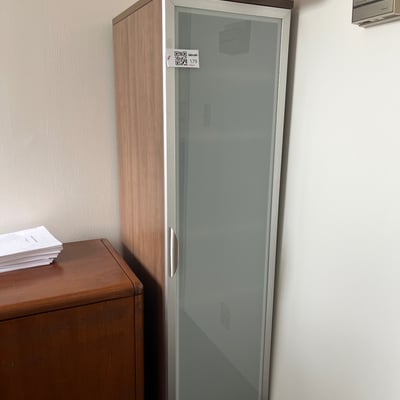 Image #1 for item Wooden Cabinet with Frosted Glass Door 