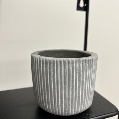 Image #1 for item Two Black Metal Wall Decor with Decorative Pots 
