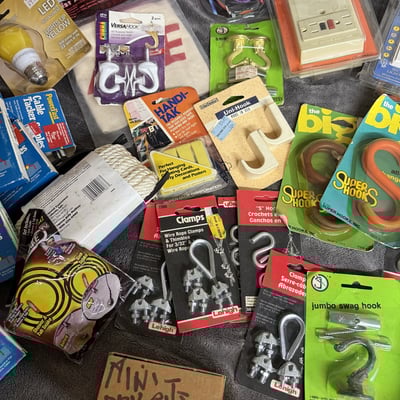 Assorted hardware, fasteners, and electrical supplies - Image 3 of 8