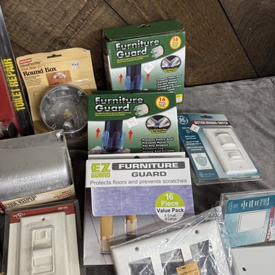 Assorted hardware and electrical supplies - Image 2 of 9