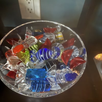Murano glass candy bowl - Image 2 of 6