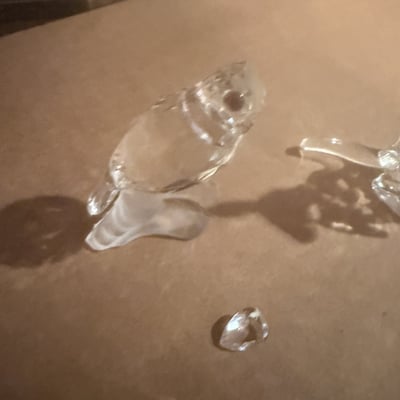 Swarvorski Crystal animal figurines - Image 3 of 7