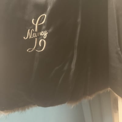 Brown fur coat on hanger - Image 3 of 6