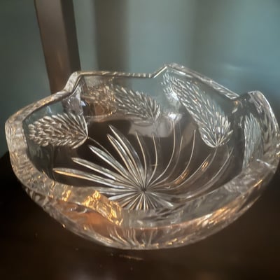 Crystal cut-glass bowls - Image 4 of 9