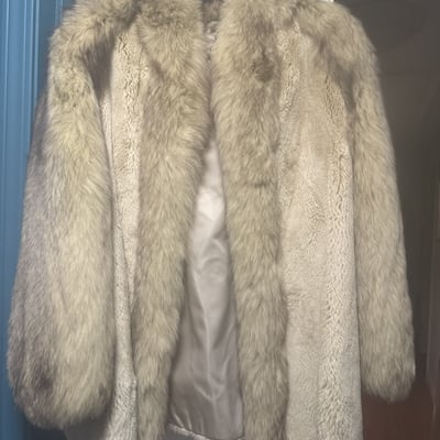 Beige Fur Coat - Image 1 of 5