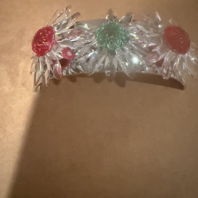 Swarovski Crystal Bracelet with Three Flower Centers - Image 1 of 5