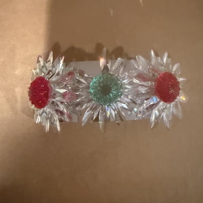Swarovski Crystal Bracelet with Three Flower Centers - Image 2 of 5