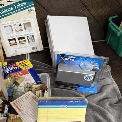 Miscellaneous Office and School Supplies Lot - Image 4 of 8