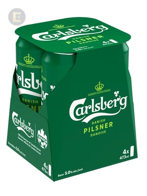 CARLSBERG PILSNER 4X473ML CAN           