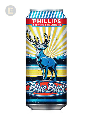 PHILLIPS BLUE BUCK 473ML CAN            