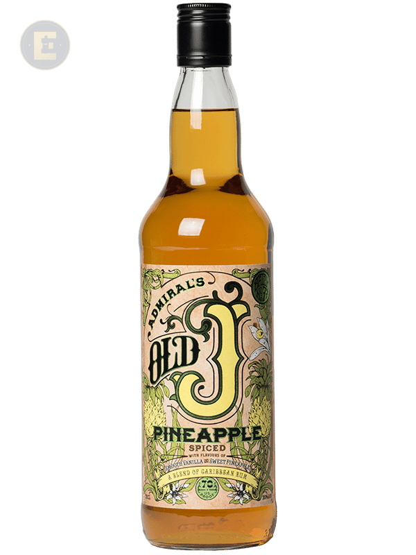 Admiral's Old J Pineapple Spiced Rum 750 Ml
