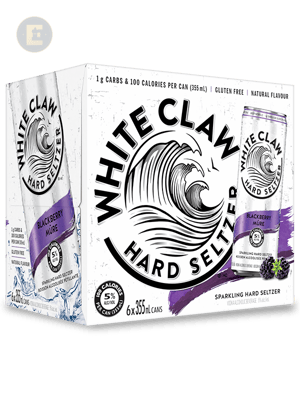 WHITE CLAW BLACKBERRY 6PK 4X(6X355ML)