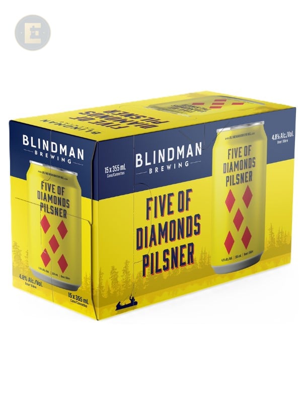 Blindman Five of Diamonds 15 Pack Cls 15 X 355 Ml