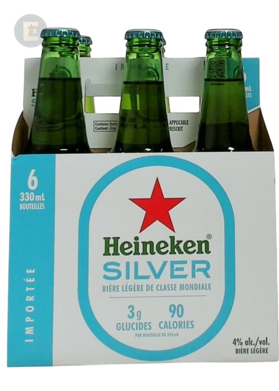 Heineken Silver (Bottles) 6 X 330 Ml