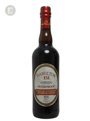 HAMILTON 151 PROOF DEMERERA RUM         