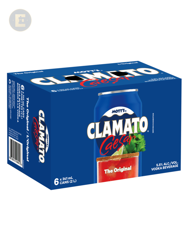 Mott's Clamato Caesar Original Domestic 6 X 341 Ml
