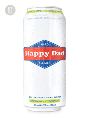 HAPPY DAD HARD SELTZER LEMON LIME