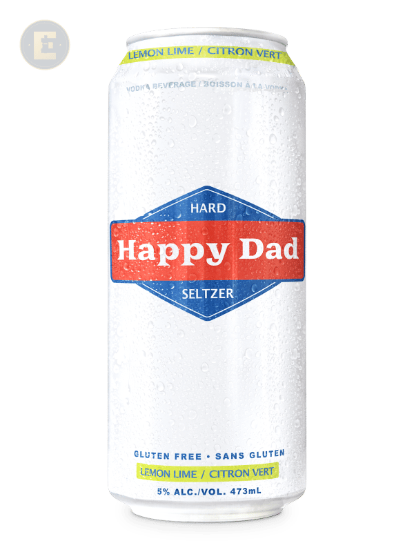 HAPPY DAD HARD SELTZER LEMON LIME