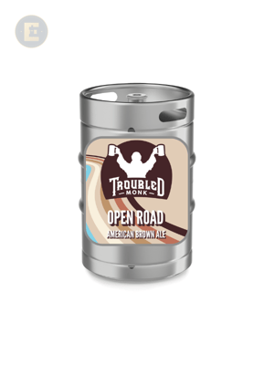 TROUBLED MONK OPEN ROAD BROWN ALE       