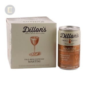 DILLON'S COLD BREW ESPRESSO MARTINI 4PK 