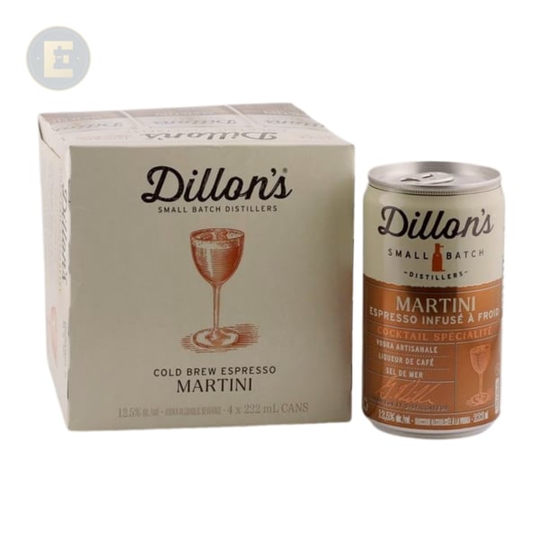 Dillon's Cold Brew Espresso Martini 4Pk 4 X 222 Ml
