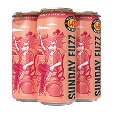 Wild Rose Sunday Fuzz Peach Hef 4x473mL Can