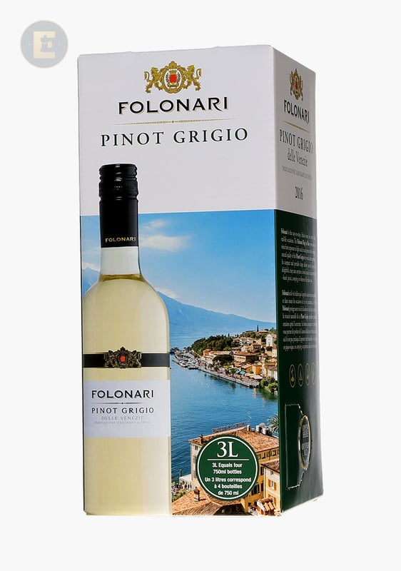 Folonari Pinot Grigio Bib 3000 Ml