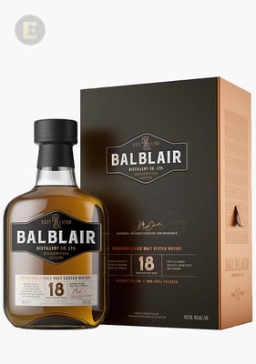 BALBLAIR 18YO SINGLE MALT SCOTCH WHISKY 