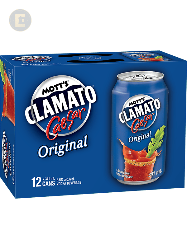 Mott's Clamato Caesar Original 12 12 X 341 Ml