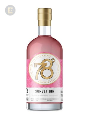 78 DEGREES SUNSET GIN                   