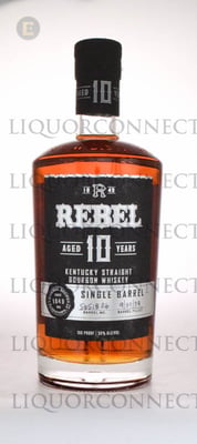 REBEL YELL 10 YEAR SINGLE BARREL        
