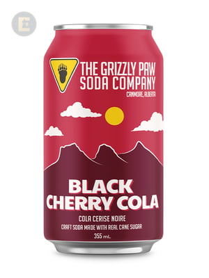GRIZZLY PAW BLACK CHERRY COLA (24 X 355)